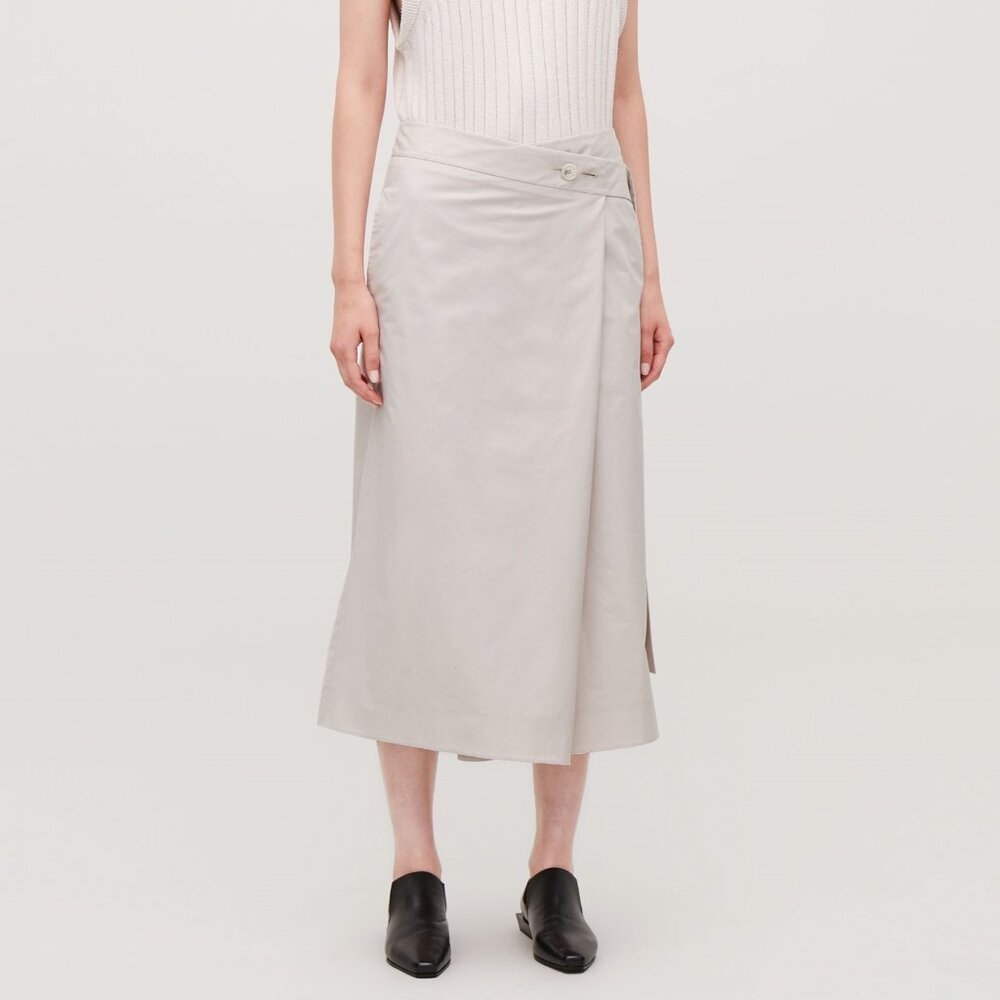 Cos Asymmetric Wrap Skirt